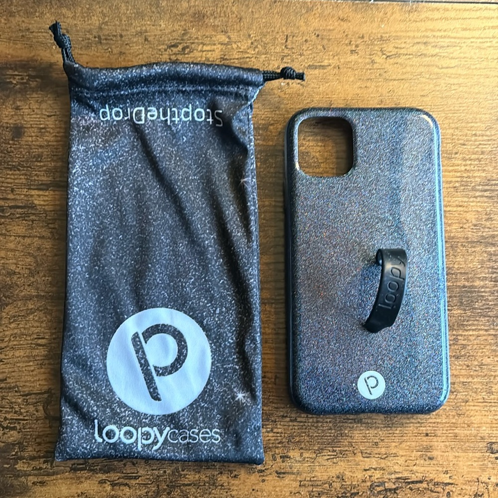 Loopy iPhone 11 Case - Sparkle Black